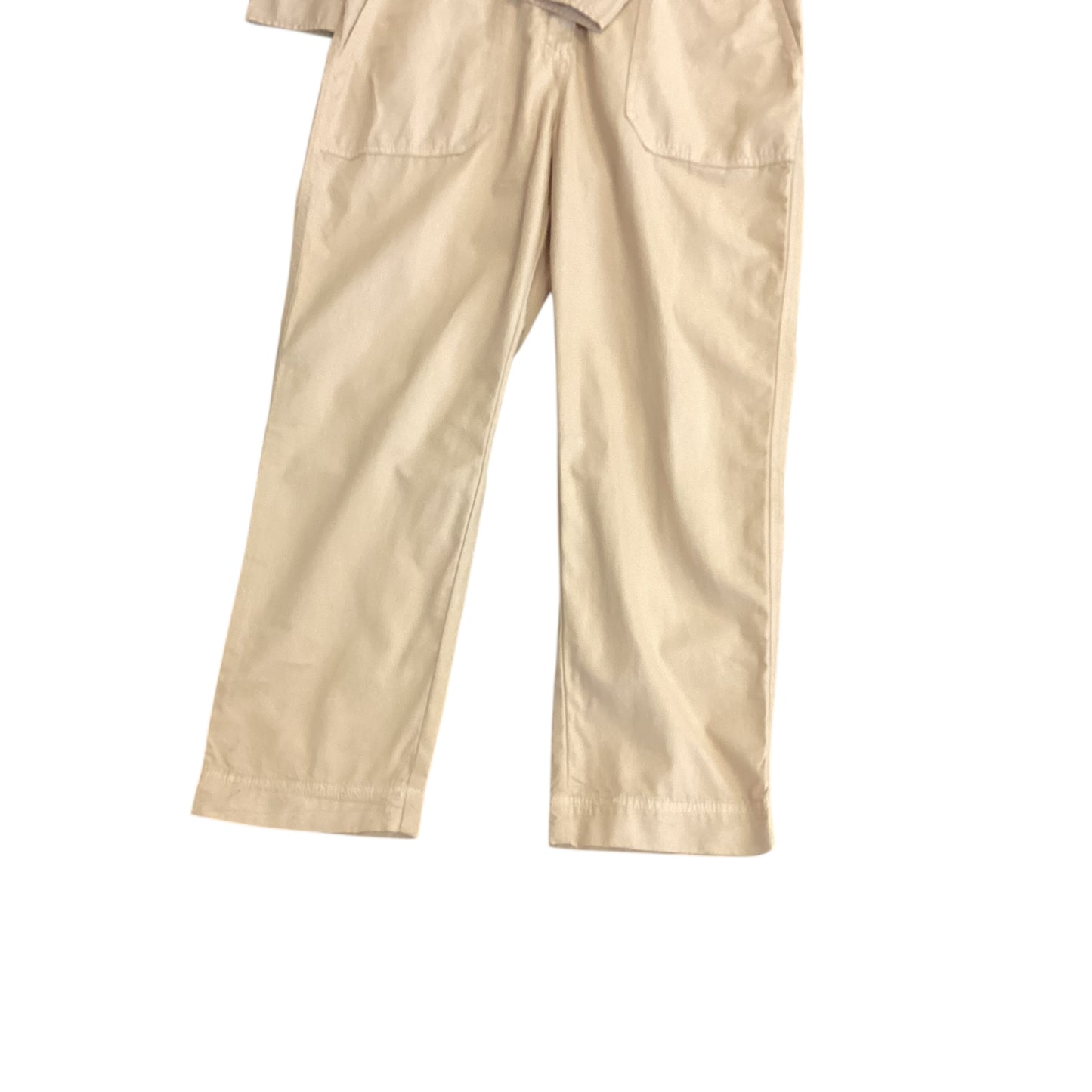 J CREW TAN CHINO UTILITY COVERALLS JUMPSUIT NWT 249 SZ 8