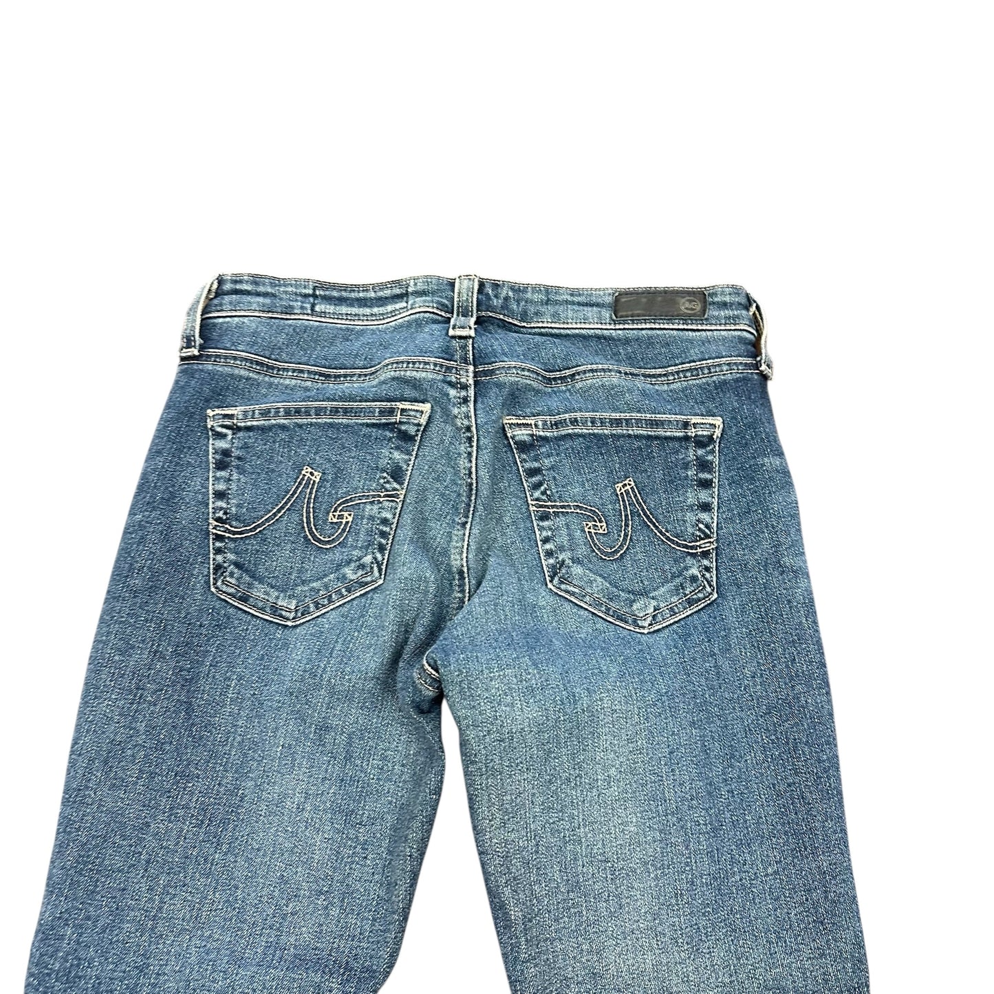 AG DENIM THE LEGGING ANKLE SUPER SKINNY ANKLE 100 SZ 25R