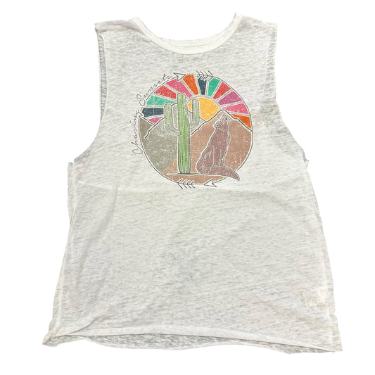 IOC BY ICONS WESTERN WHITE TANK TOP 100 MEDIUM