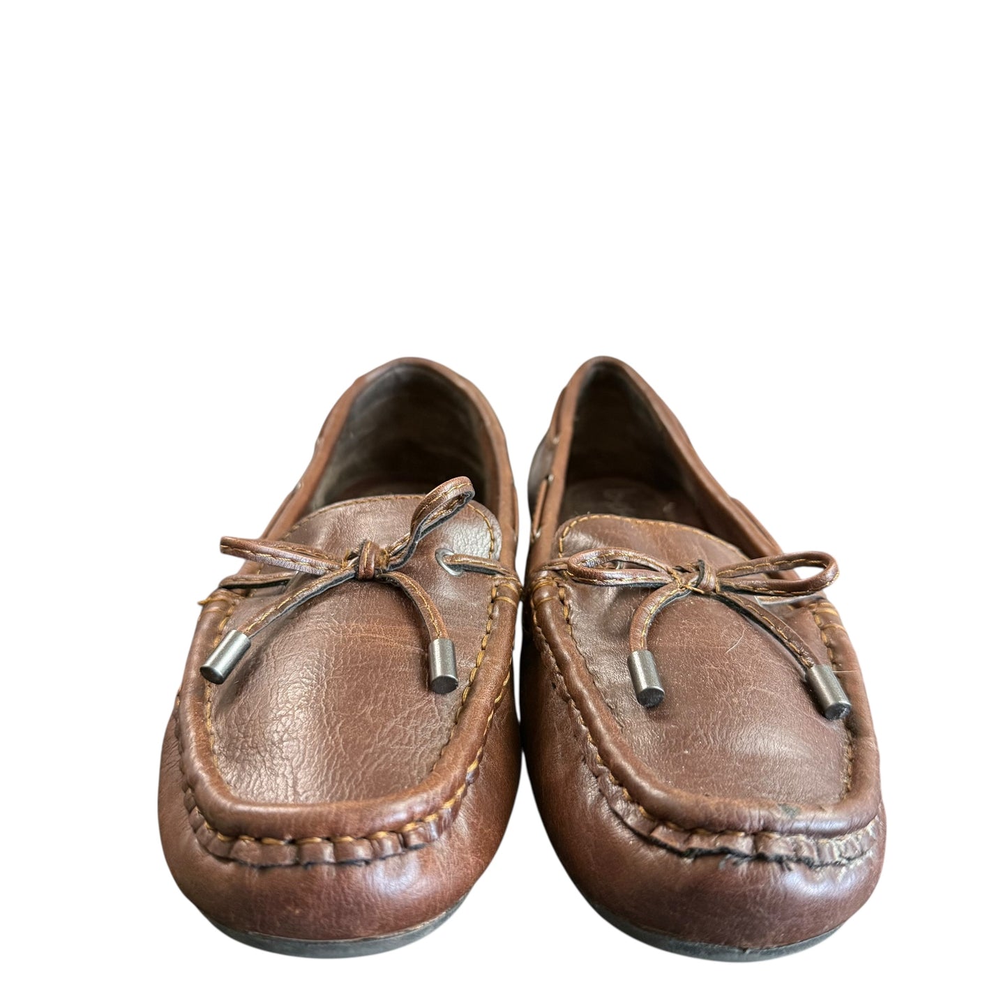 BOC CAROLANN BROWN LOAFERS LEATHER 100 SZ 7