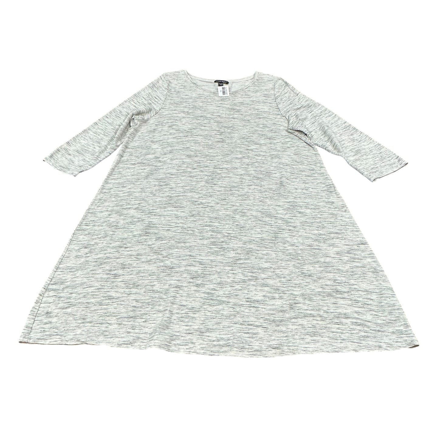 HILARY RADLEY GRAY SWEATSHIRT MATERIAL DRESS 111 XXL