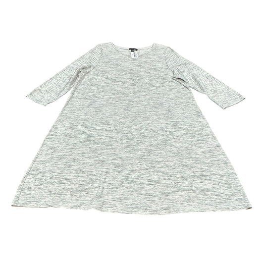 HILARY RADLEY GRAY SWEATSHIRT MATERIAL DRESS 111 XXL