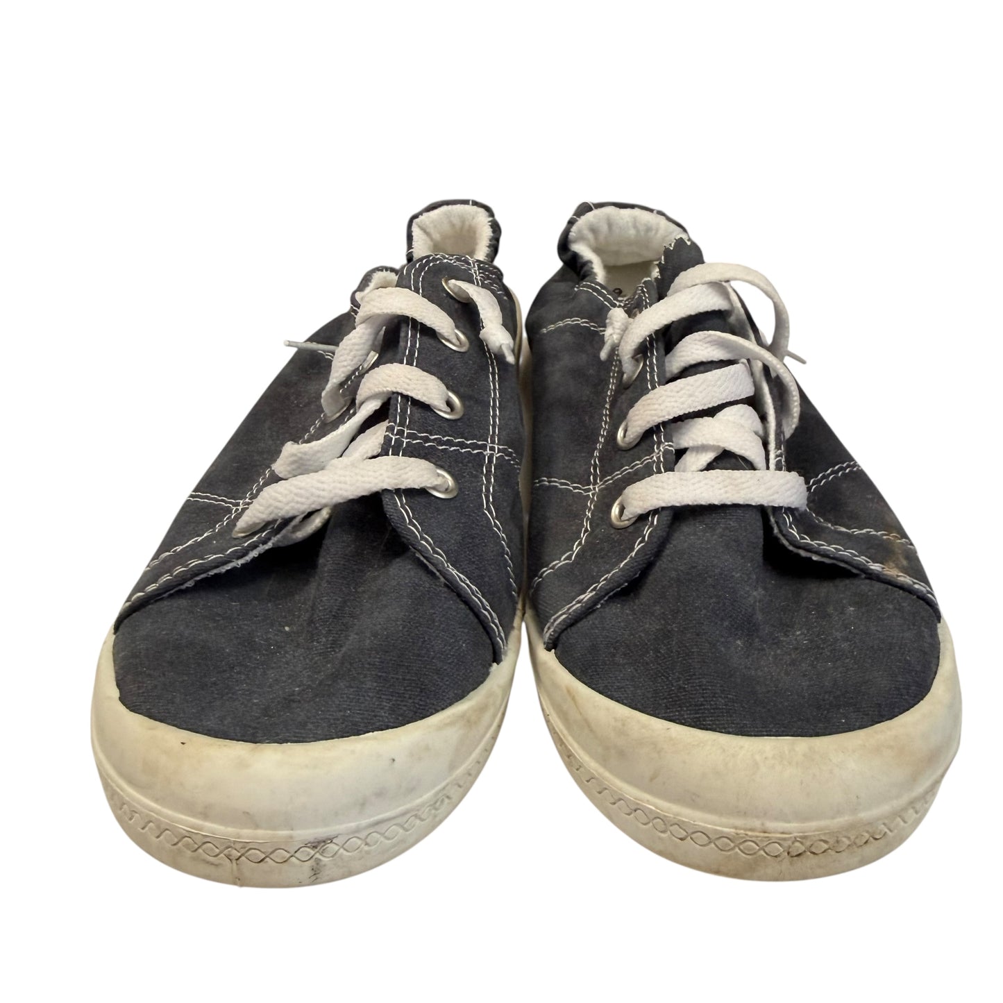 TIME & TRU BLACK SCRUNCHY BACK SNEAKERS 233 Sz 9