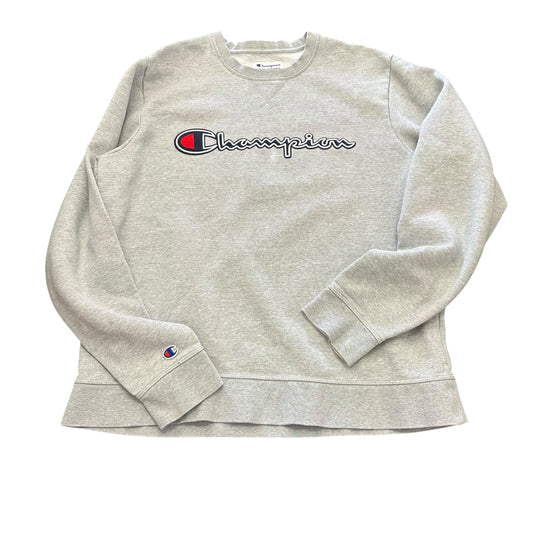 CHAMPION GRAY AUTHENTIC ATHLETIC WEAR SWEATSHIRT 100 LARGE