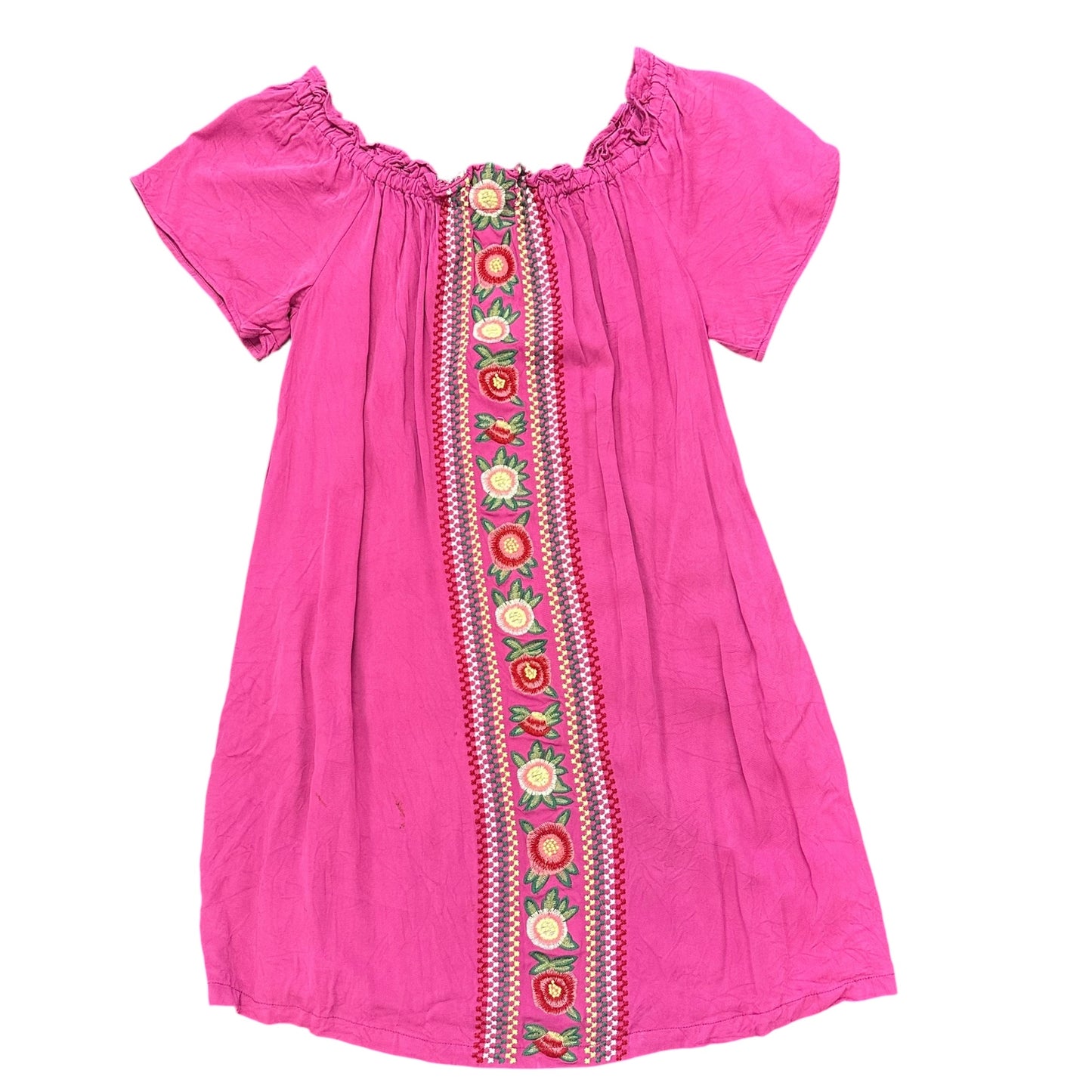 DAVI & DANI PURPLE EMBROIDERED DRESS 100 SMALL