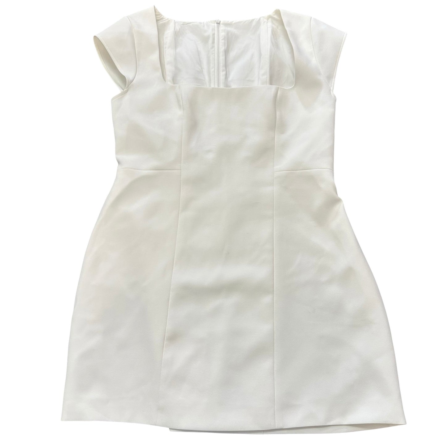LAFENG WHITE MINI DRESS CAP SLEEVES NWOT 100 XL