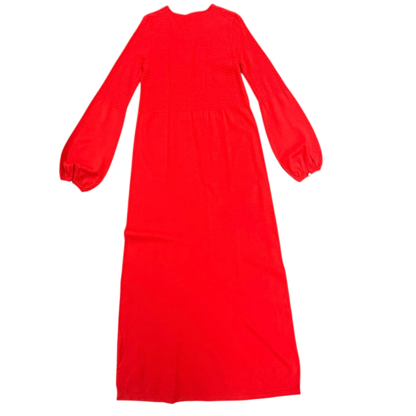 POMANDER PLACE RED KNIT MAXI DRESS 100 LARGE