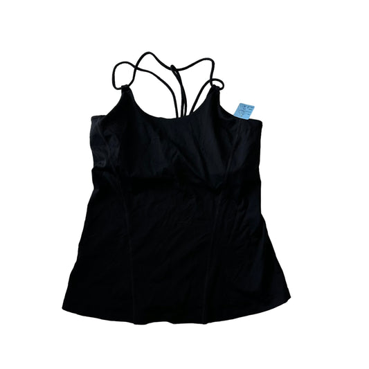 BLACK STRAPY BACK TANK - MEDIUM - 52