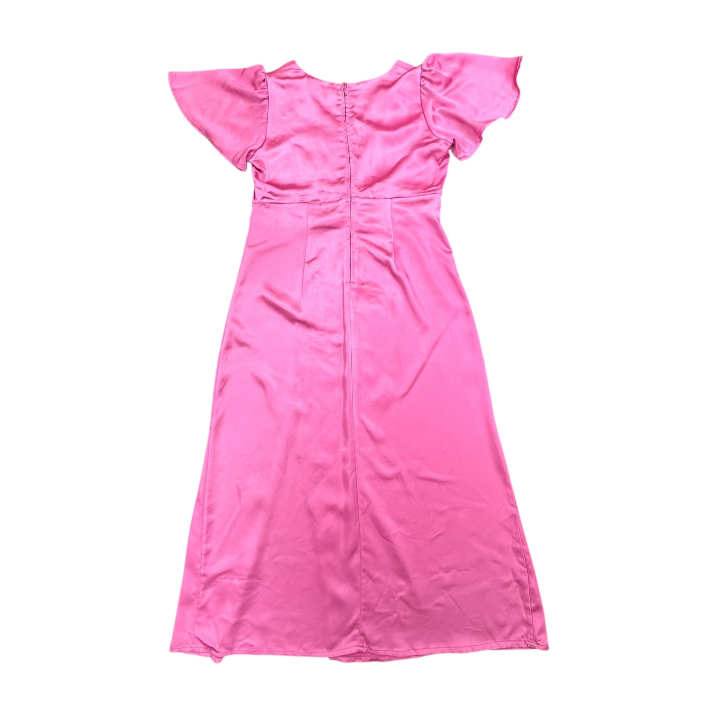 GB PINK SATIN FULL LENGTH DRESS 100 LARGE