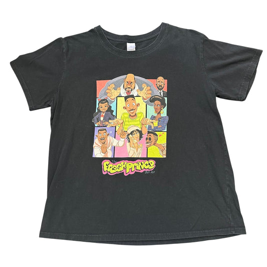 FRESH PRINCE OF BEL AIR BLACK TSHIRT 100 MEDIUM **