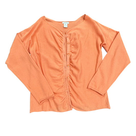 SUNDANCE SHERBERT ORANGE CARDIGAN 100 MEDIUM