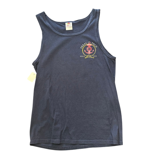 FRUIT OF THE LOOM TEXAS TECH NAVY TANK TOP 100 SMALL