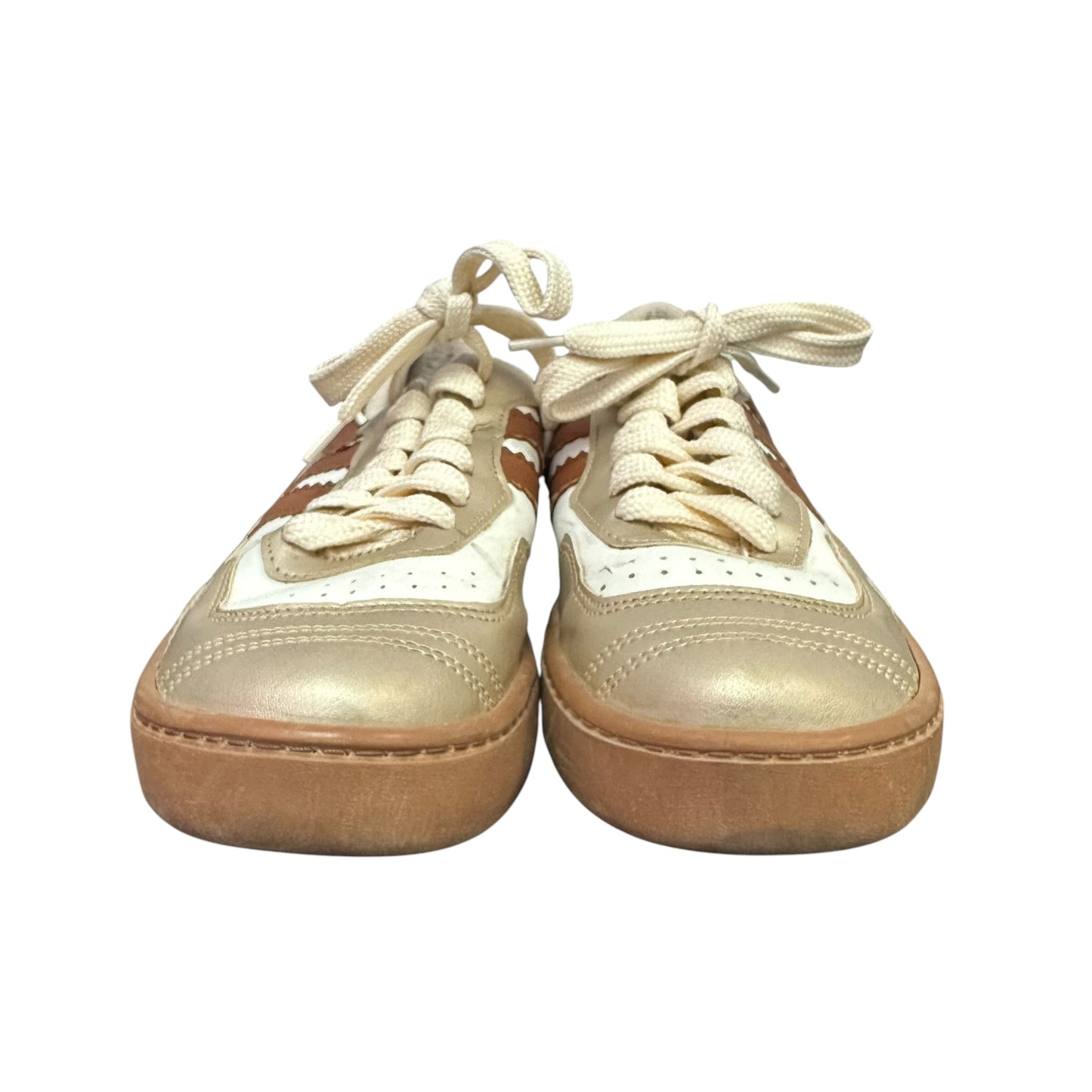 MKS BEIGE BROWN SNEAKERS 14 SZ 7