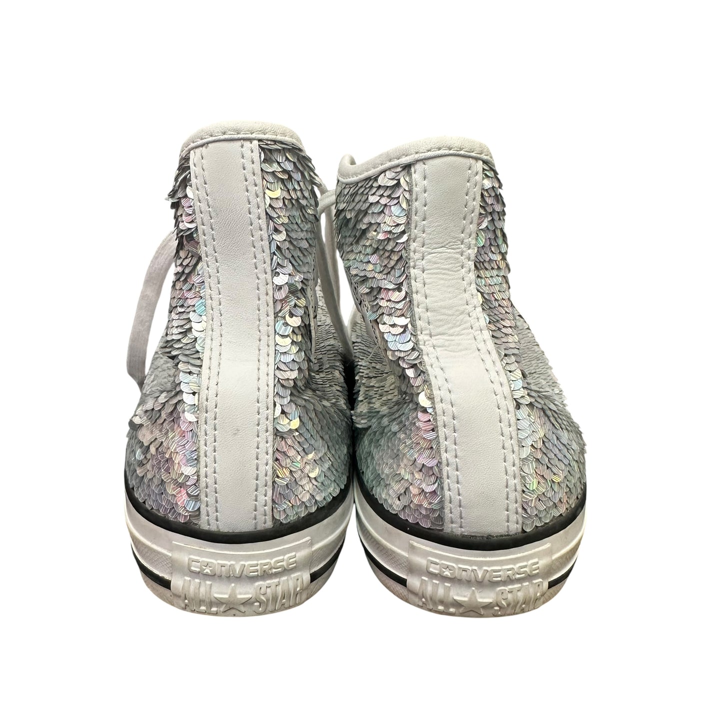 CONVERSE SEQUINS HIGH TOP SNEAKERS 263 SZ 8.5