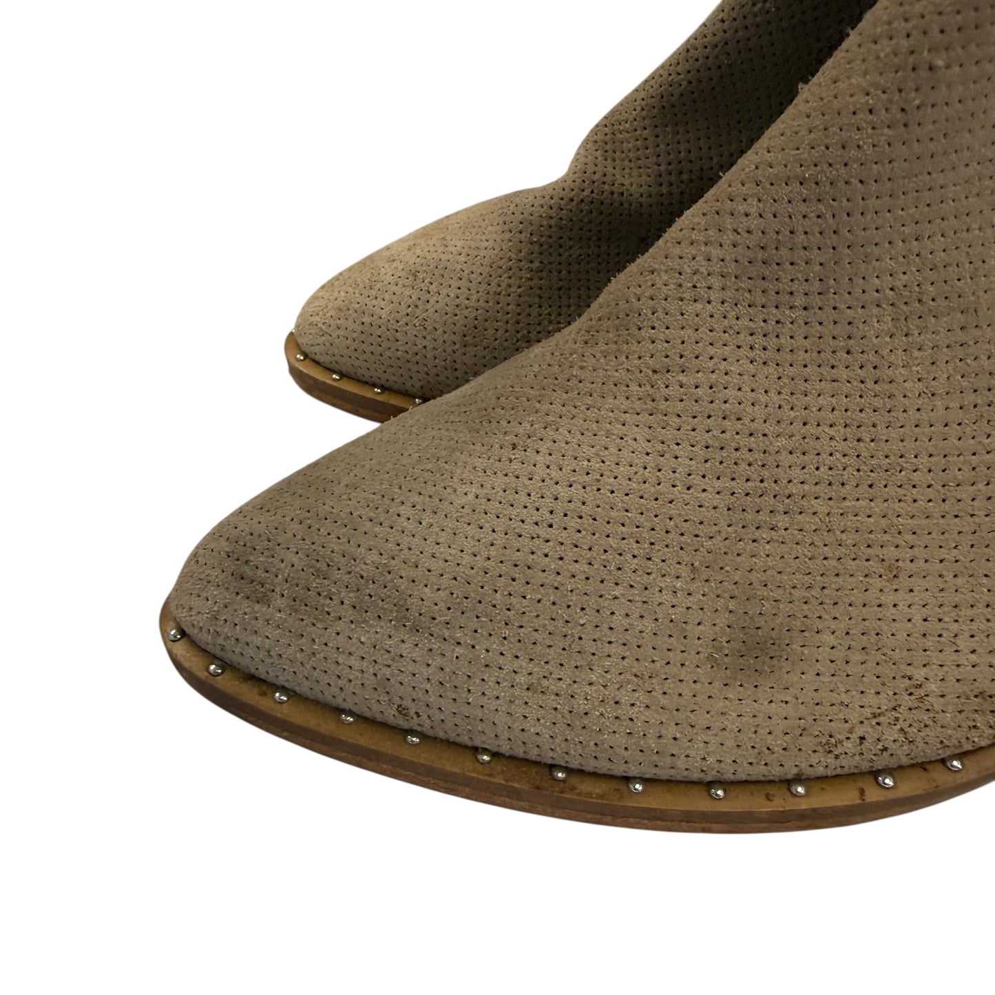 TREASURE & BOND FARRAH STUDDED TAN BROWN BOOTIES 100 SZ 8