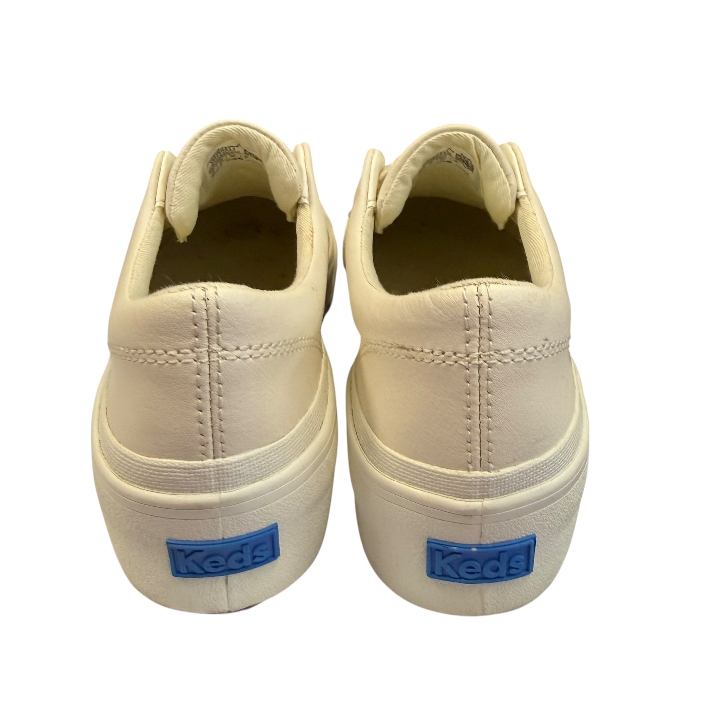 KEDS REMI LEATHER BEIGE SLIP ON SNEAKERS 58 NEW SZ 9