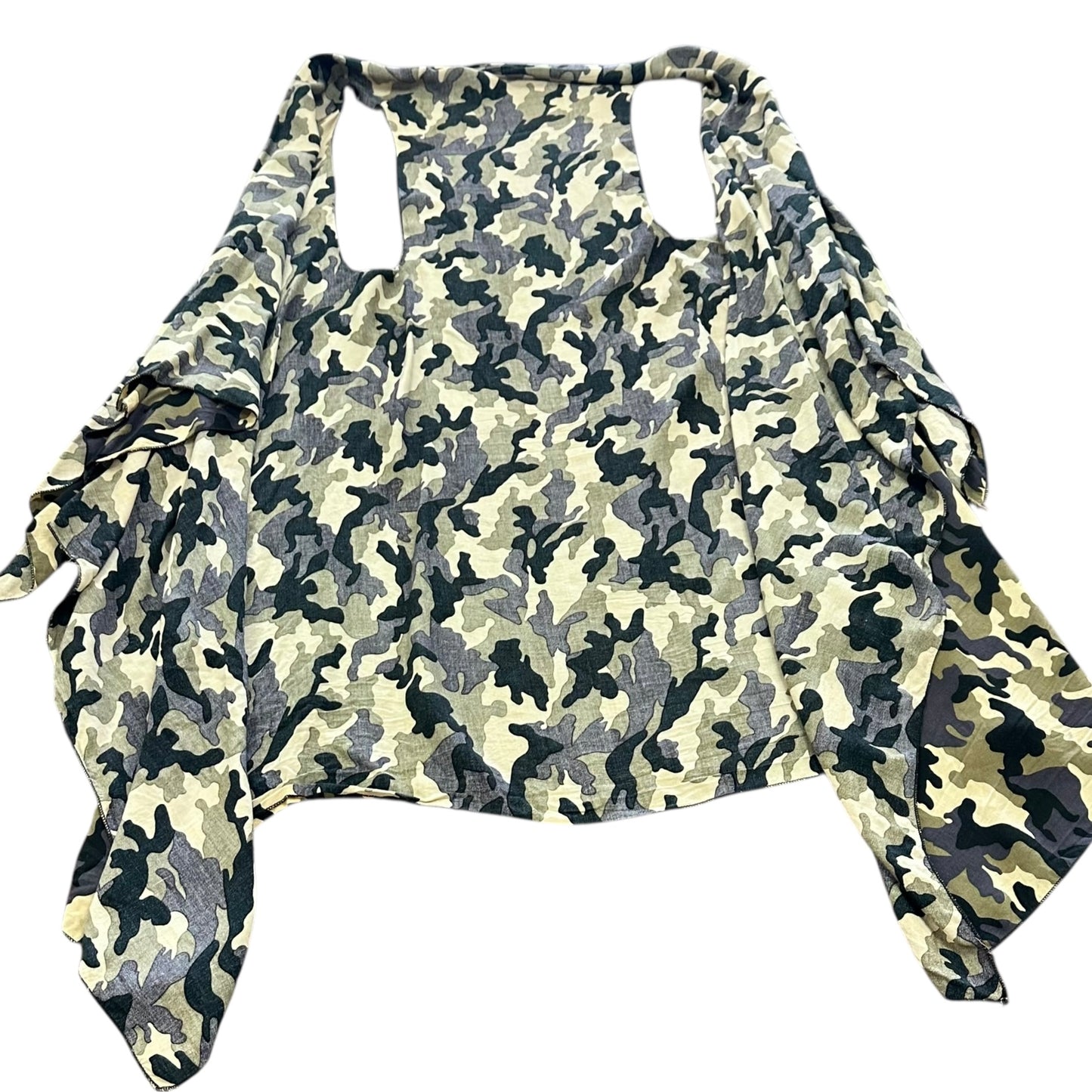 CAMO PRINT OPEN VEST 125 ONE SIZE