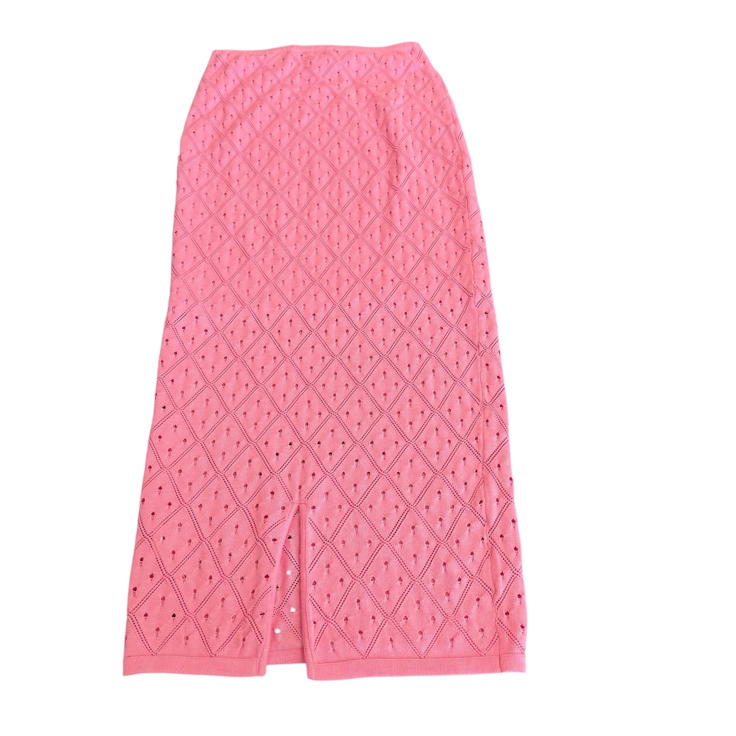 MINK PINK CROCHET KNIT SKIRT 100 SMALL