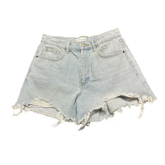 CELLO DENIM BLUE JEANS CUT OFF SHORTS 158 SMALL