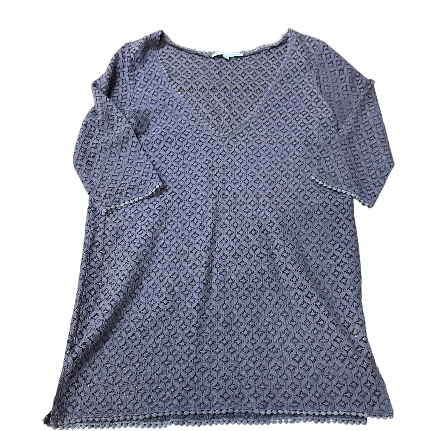 ANTONIO MELANI NAVY SWIMSUIT COVERUP 258 MEDIUM