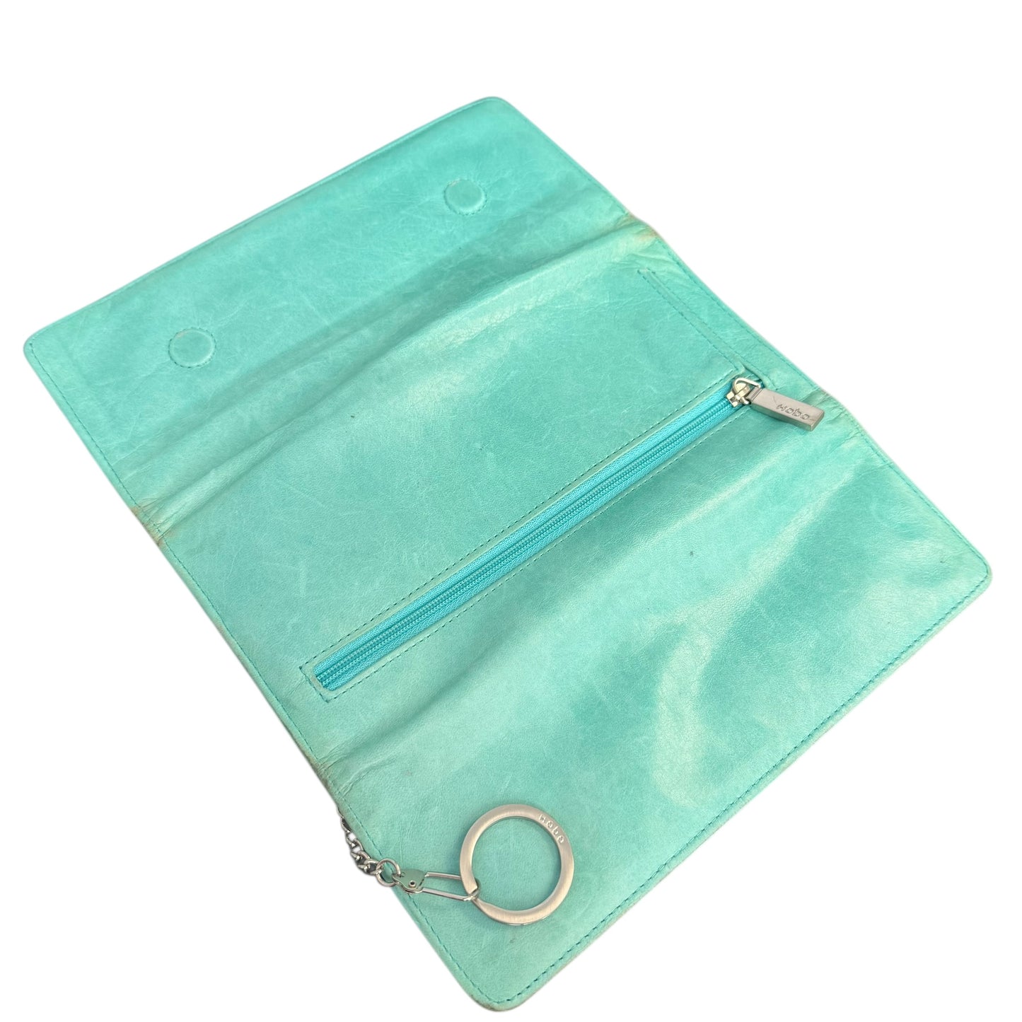 HOBO TRIFOLD TURQUOISE WALLET 258 OS