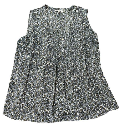 ROSE & OLIVE FLORAL SLEEVELESS BLOUSE 100 2X