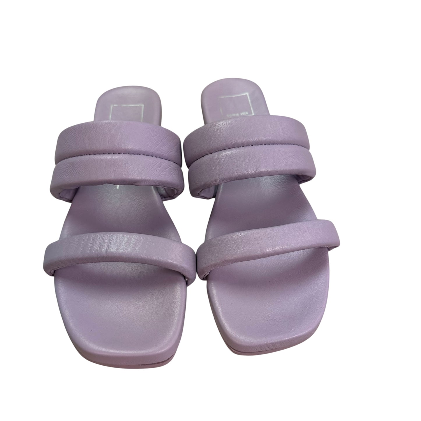 DOLCE VITA DOUBLE STRAP PURPLE FLAT SANDALS 123 SZ 10