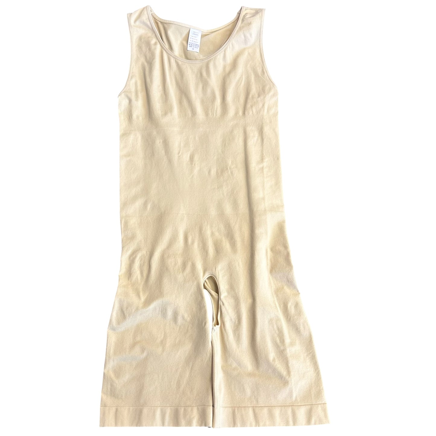 BEIGE FULL BODY SHORTS SHAPEWEAR 100 MEDIUM
