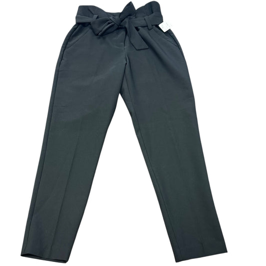 7TH AVENUE NEW YORK & CO BLACK TROUSERS W BELT 236 SZ 2