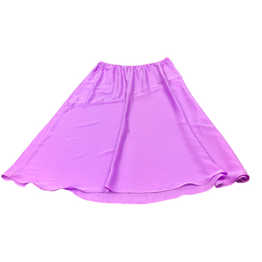 A NEW DAY PUPLE SATIN SKIRT UNTREATED SPOT XL