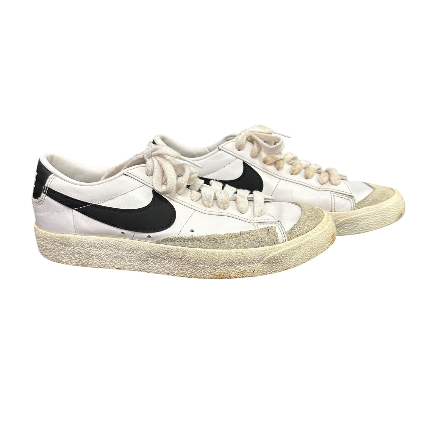 NIKE WHITE LOW LACE UP SNEAKERS 14 SZ 7.5