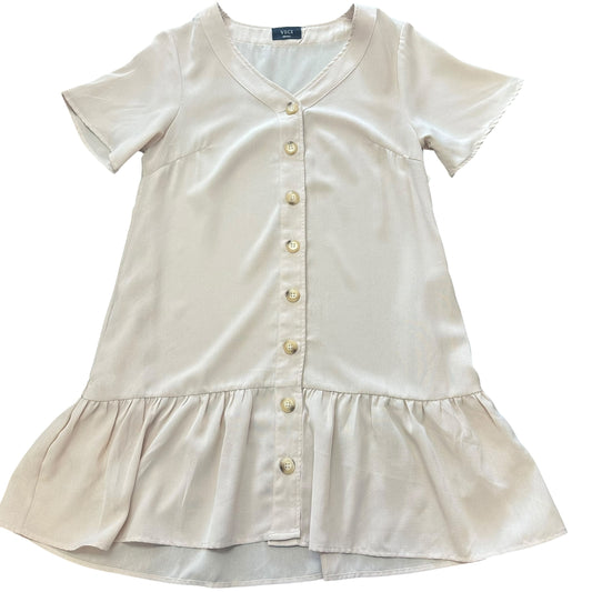 VICI TAN DROP HEM DRESS 26 SMALL