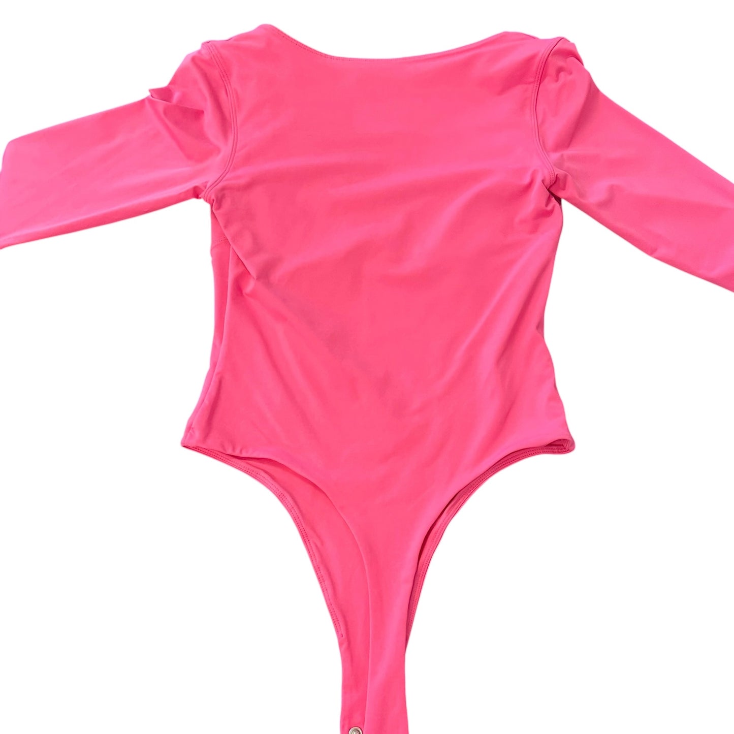 QINSEN PINK LONG SLEEVE BODYSUIT 143 MEDIUM