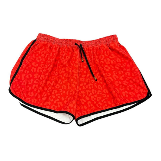 JESS LEA RED ATHLETIC SHORTS 227 4XL