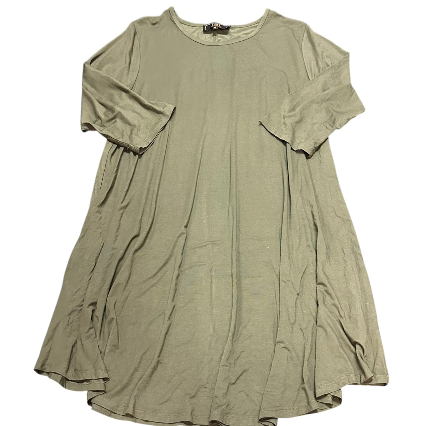 L&B DARK GREEN DRESS NWT 125 XL