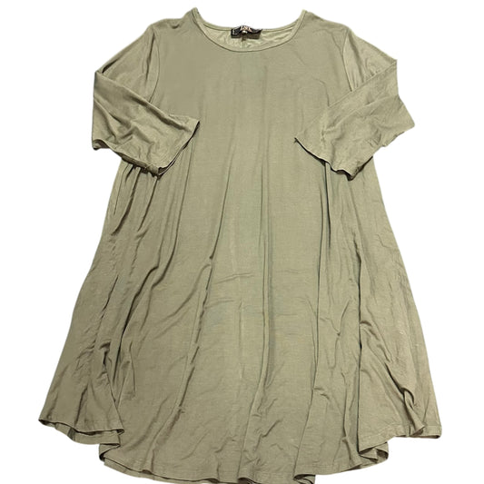 L&B DARK GREEN DRESS NWT 125 XL