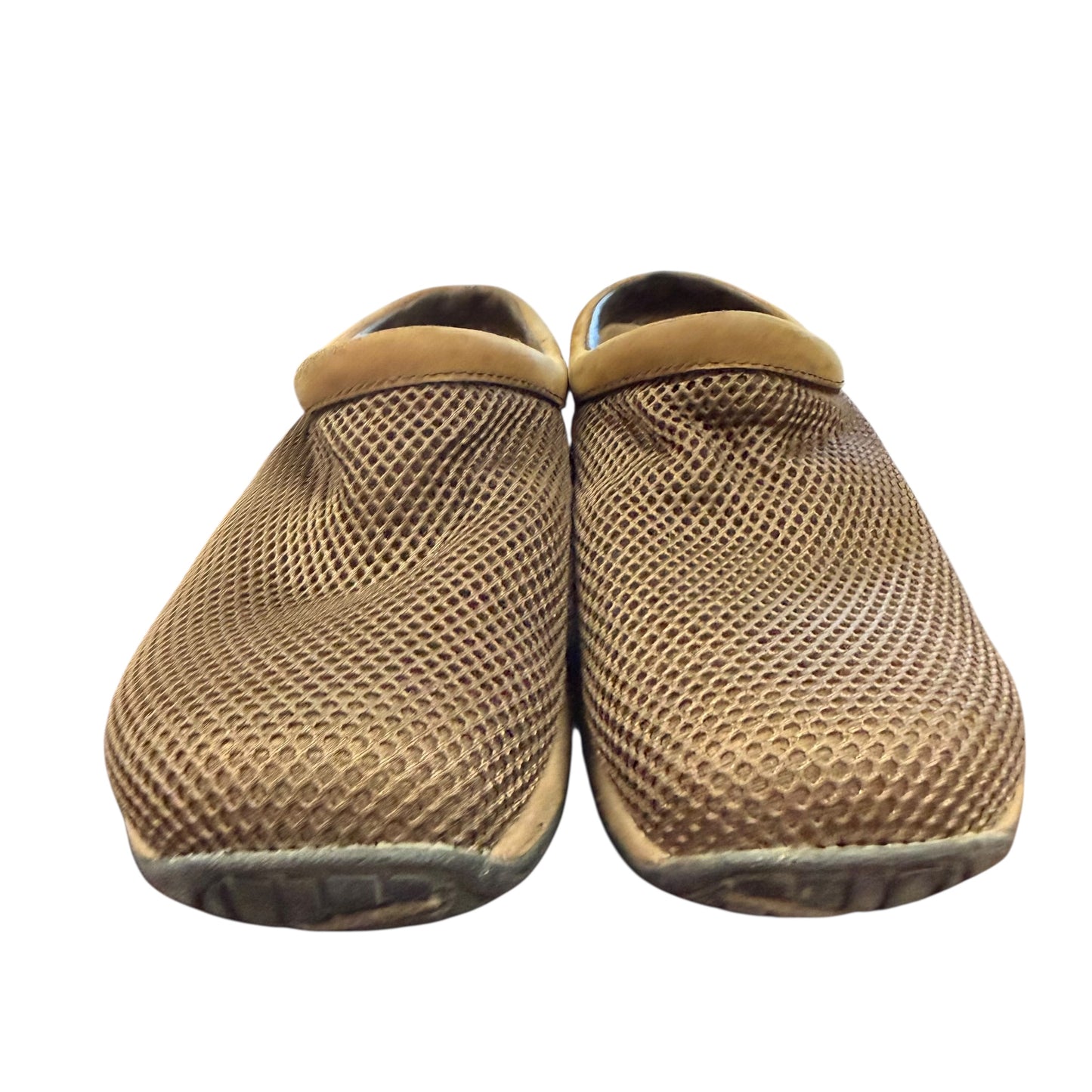 MERRELL BREEZE 2 BROWN MESH LEATHER CLOG 238 SZ 7.5