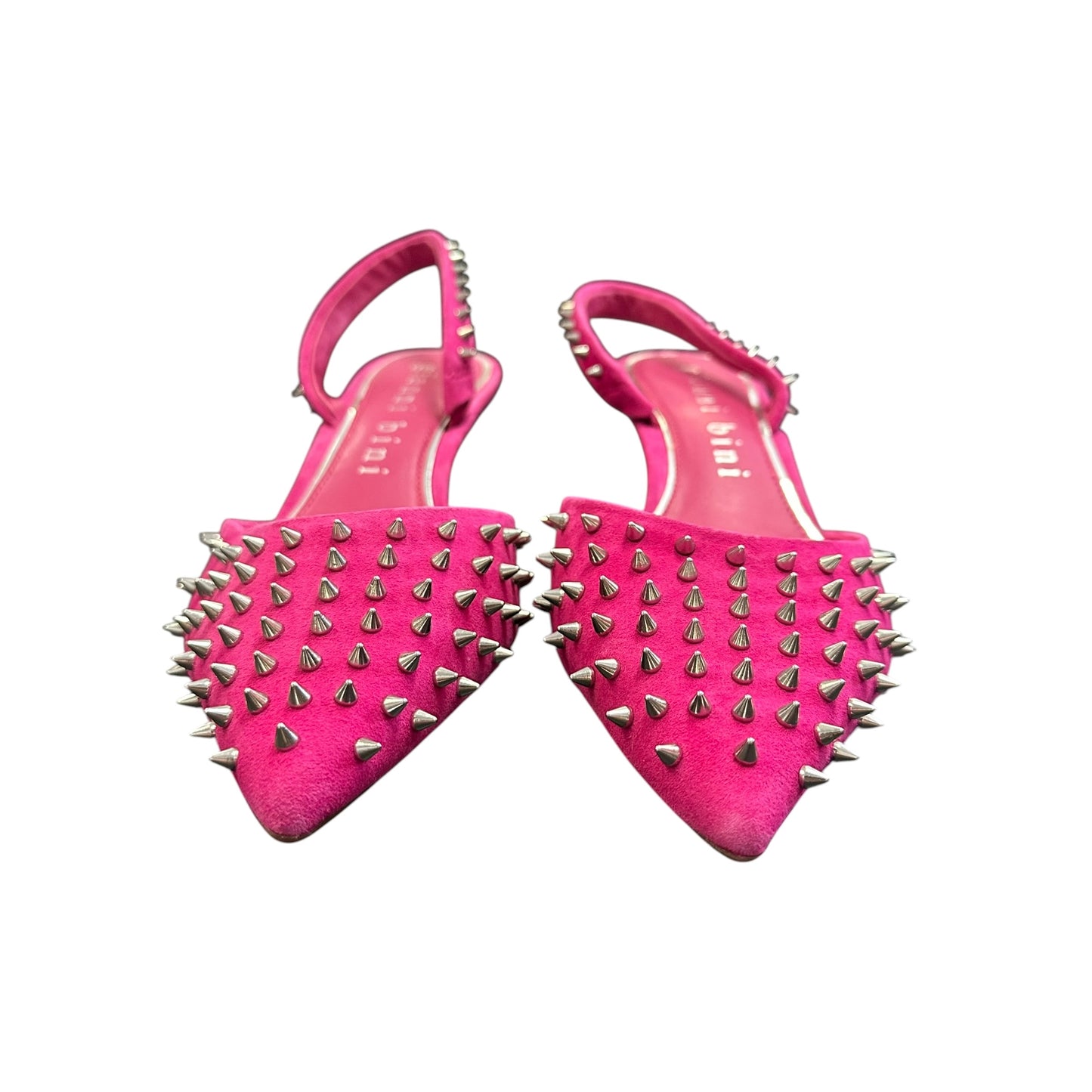 GIANNI BINI AZURIE STUDDED PINK HEELS 122 SZ 6