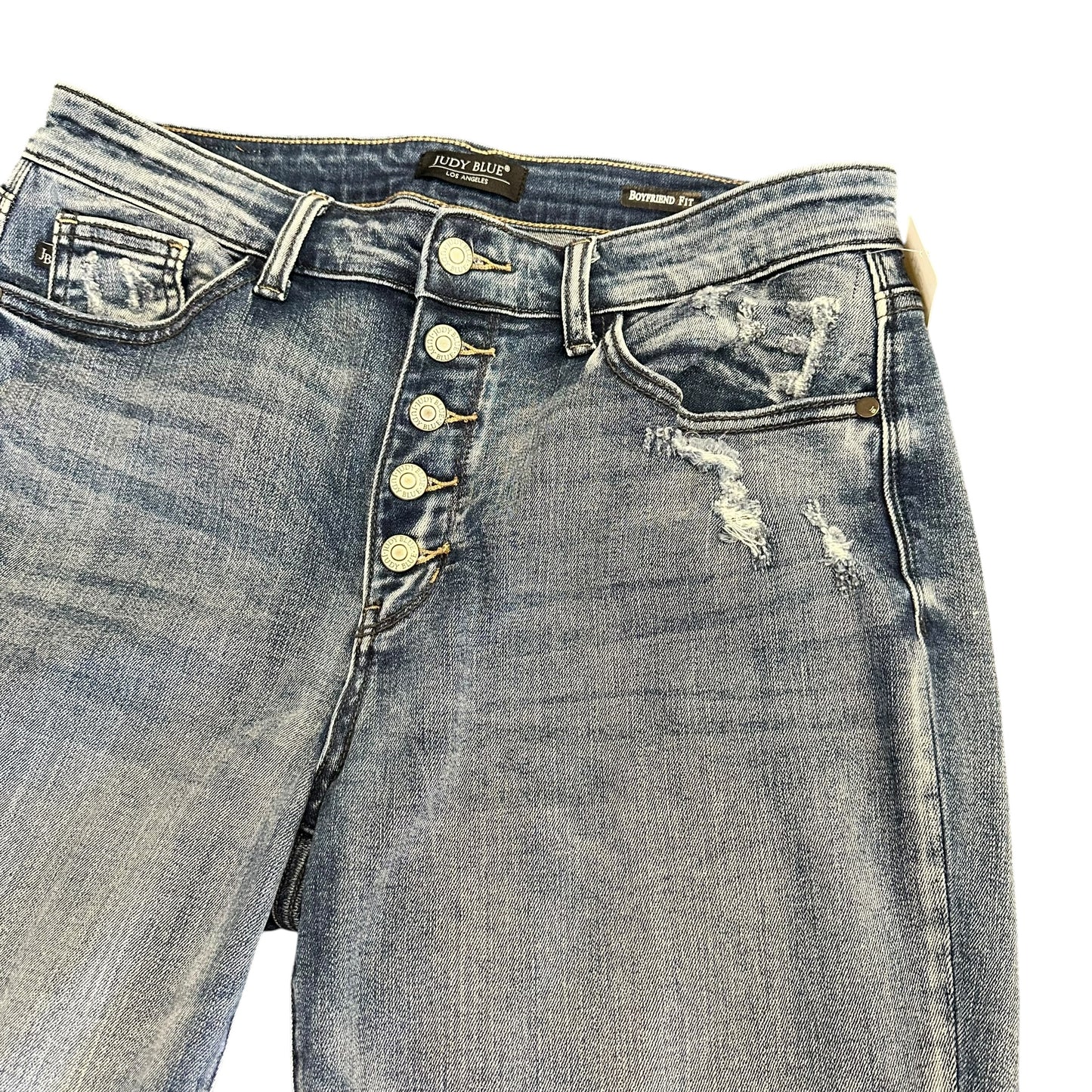 JUDY BLUE BOYFRIEND FIT DENIN JEANS BUTTON FLY 244 SZ 11/30