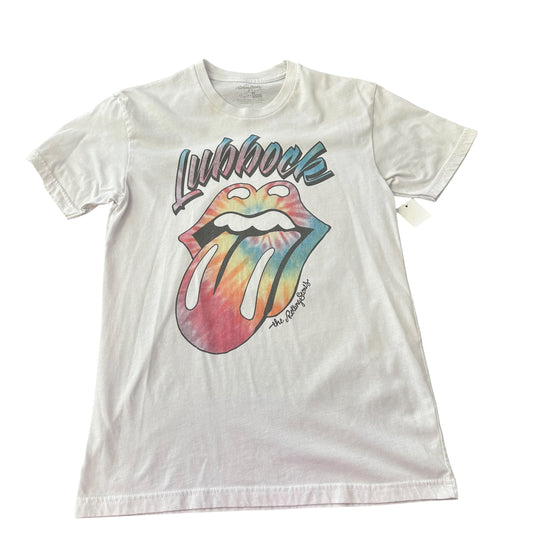 THE ROLLING STONE LUBBOCK WHITE TSHIRT 122 SMALL