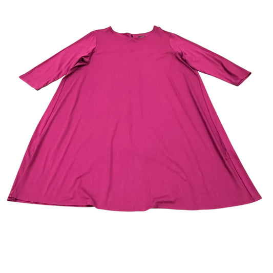 J JILL WINTER BERRY 3/4 SLEEVE DRESS NWT XL