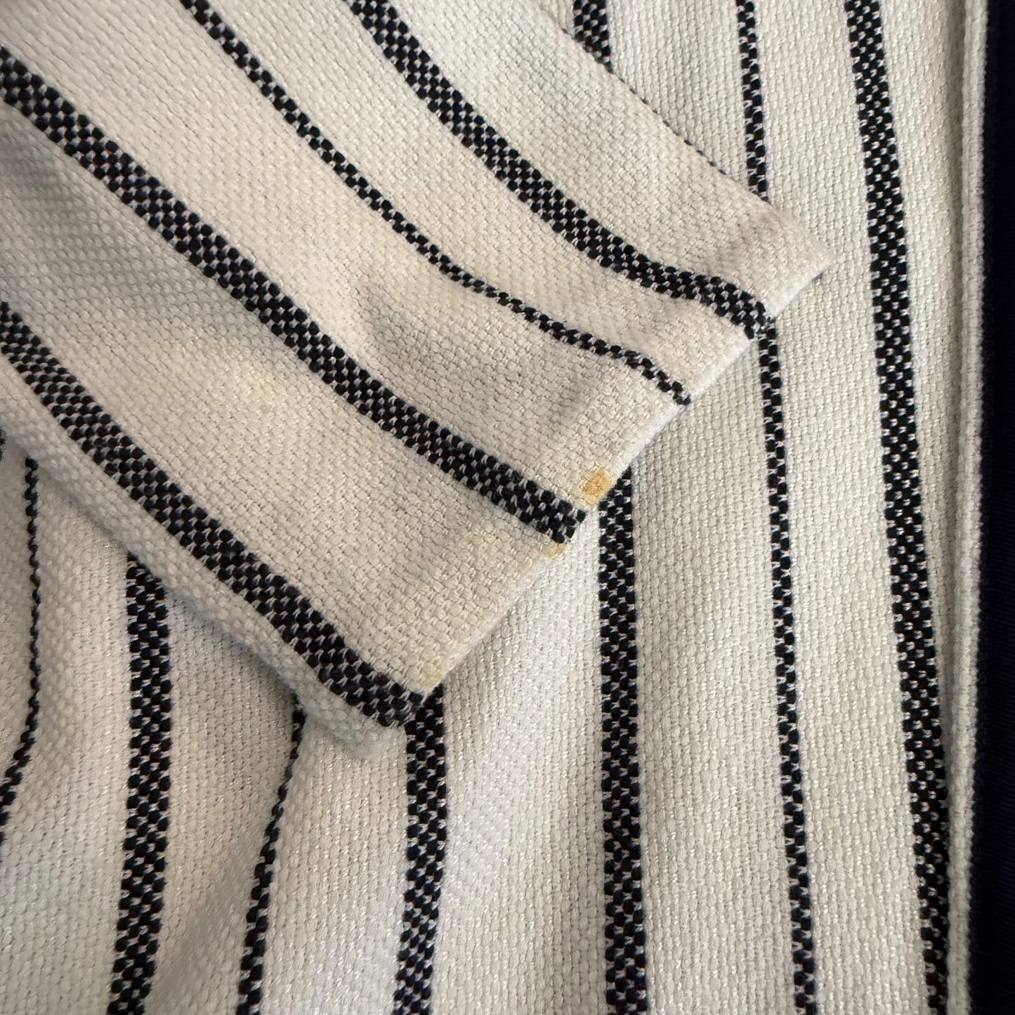 NIC & ZOE BEIGE NAVY KNIT OPEN JACKET 255 MEDIUM**