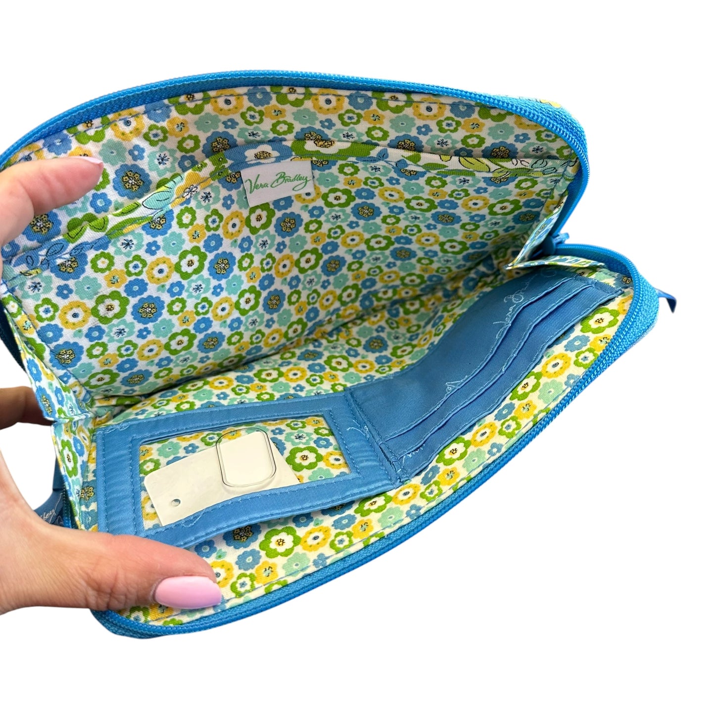 VERA BRADLEY ENGLISH MEADOW SMALL COIN POUCH 258