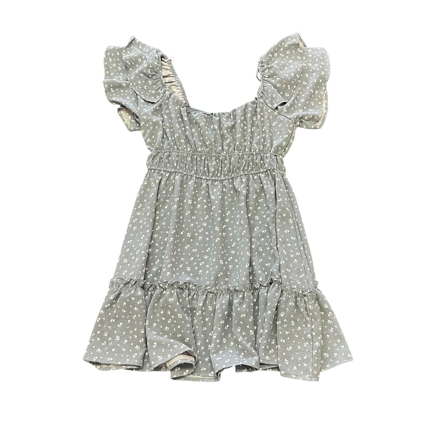 STREETWEAR SOCIETY BLUE FLORAL DRESS 100 LARGE