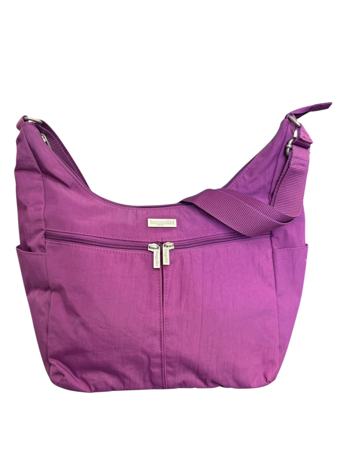 BAGGALLINI SECURTEX ANTI THEFT CROSSBODY SLASH & CUT RESISTENT PURPLE 258 OS