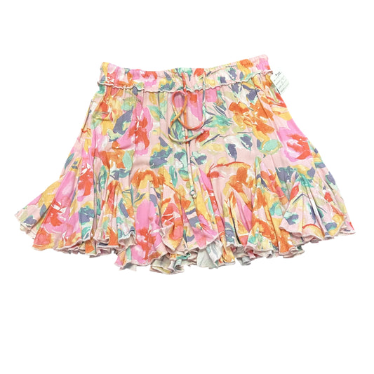 VICI PINK FLORAL SKIRT NWOT MEDIUM