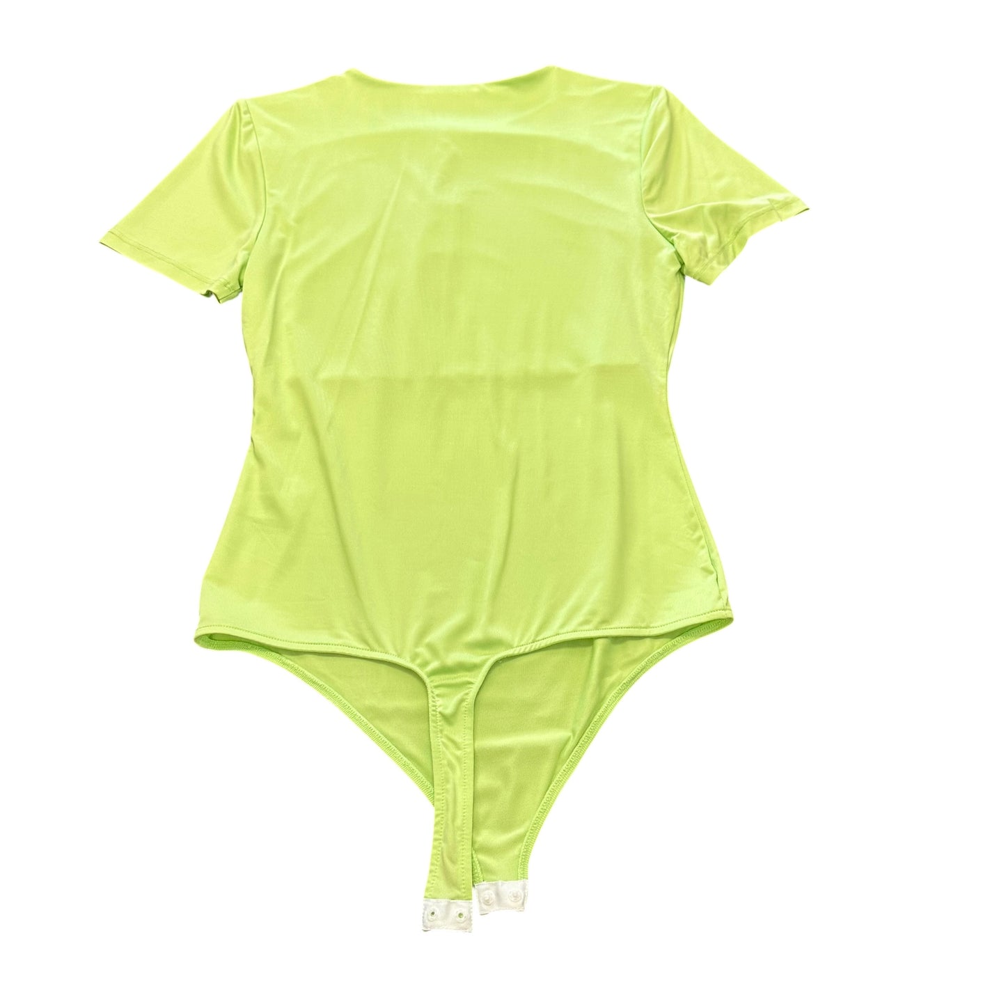 GIANNI BINI NEON GREEN BODYSUIT NWT 14 MEDIUM