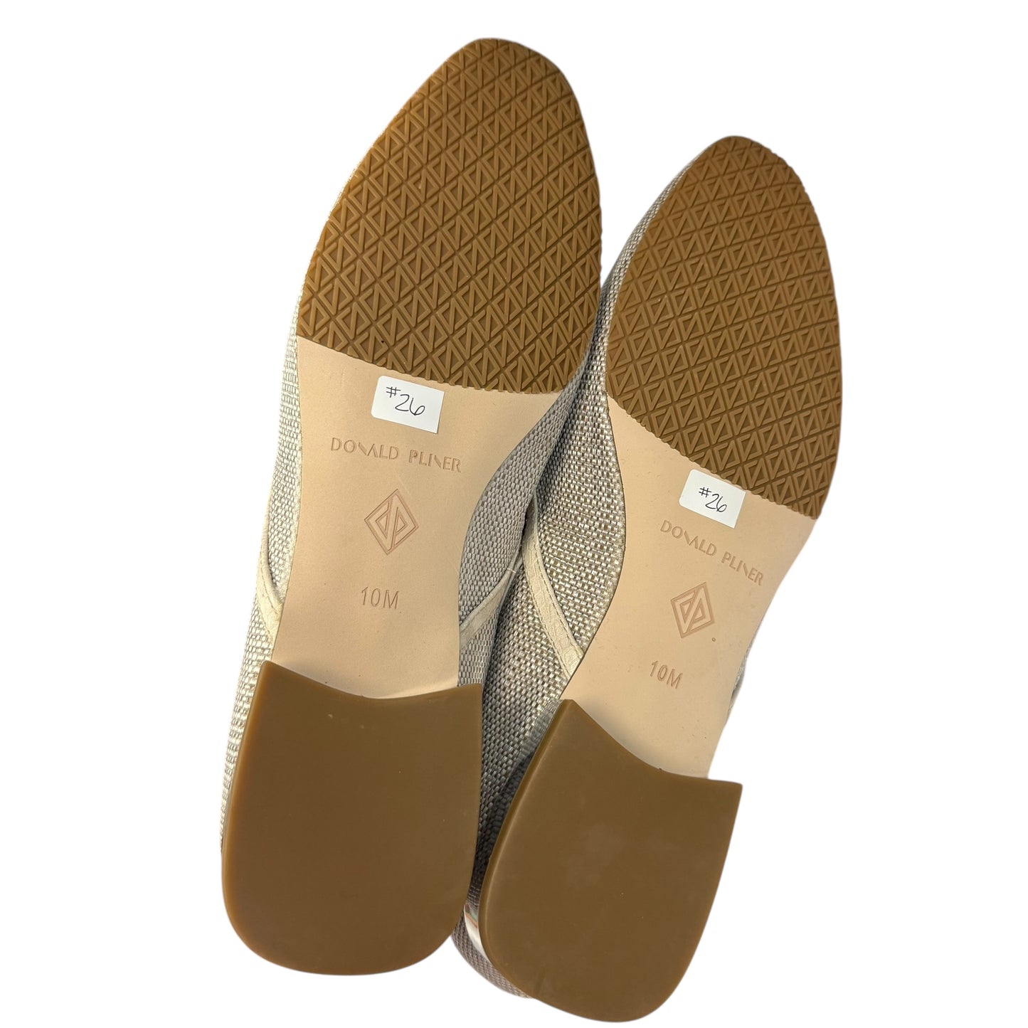 DONALD PLINER REZZA LOAFERS SQUARE TOO JEWELED 26 NEW SZ 10
