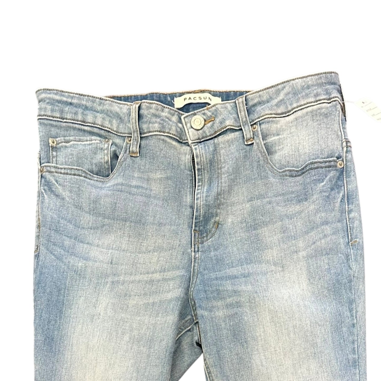 PACSUN STACKED SKINNY BLUE JEANS 111 SZ 33X32