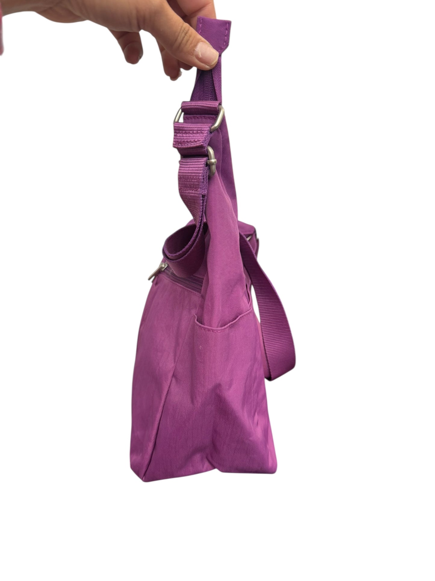 BAGGALLINI SECURTEX ANTI THEFT CROSSBODY SLASH & CUT RESISTENT PURPLE 258 OS